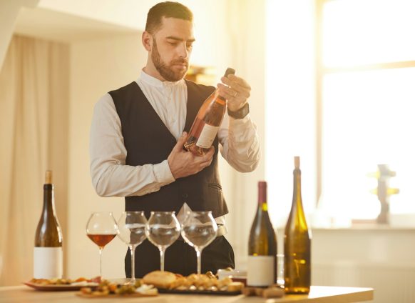 Sommelier Choosing Wine